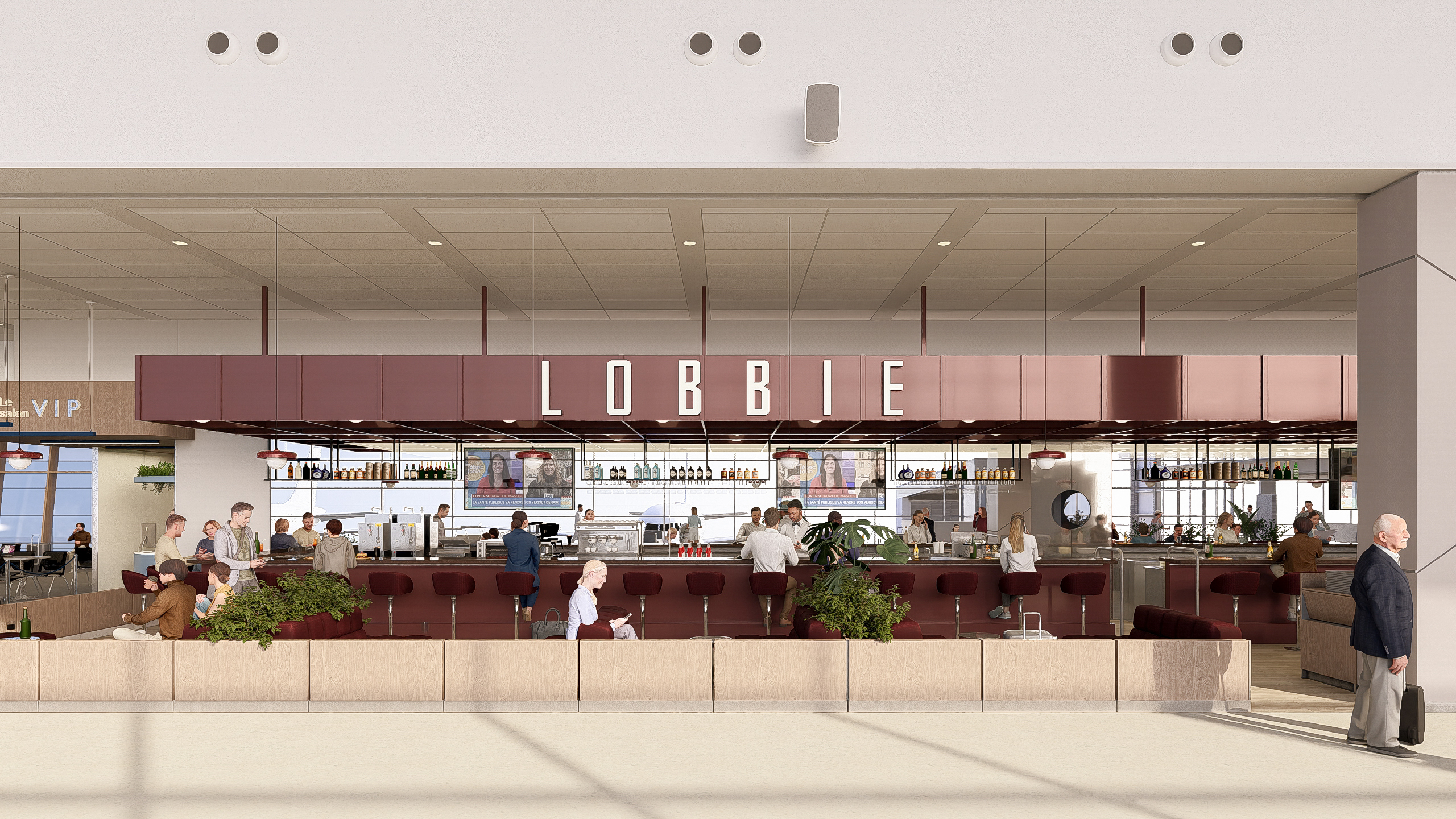 Vue du bar Lobbie par Blaxton