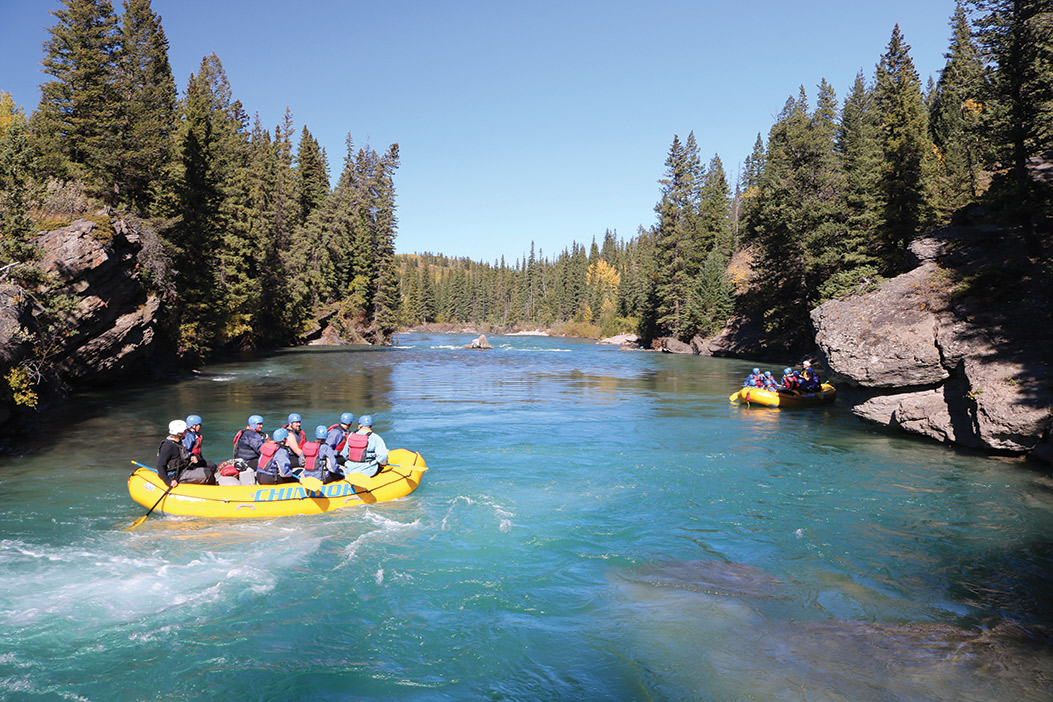 Rafting sur la rivière Kananaskis