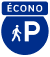 Logo du parc de stationnement Écono de l'Aéroport international Jean-Lesage de Québec (YQB)