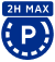 Logo du parc de stationnement Courte durée de l'Aéroport international Jean-Lesage de Québec (YQB)