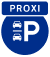 Logo du parc de stationnement Proxi de l'Aéroport international Jean-Lesage de Québec (YQB)