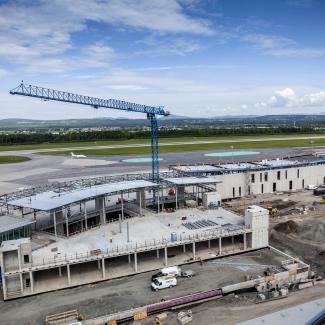 Chantier de l'agrandissement de l'aérogare - YQB 2018 
